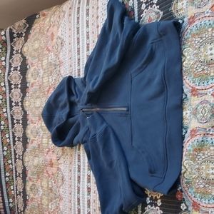 LULULEMON SMALL NAVY  SHORT HOODIE